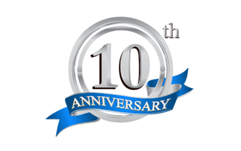 10th anniversary badge