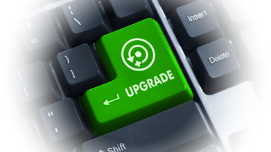 Upgrade button keyboard