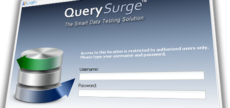 Querysurge screen login